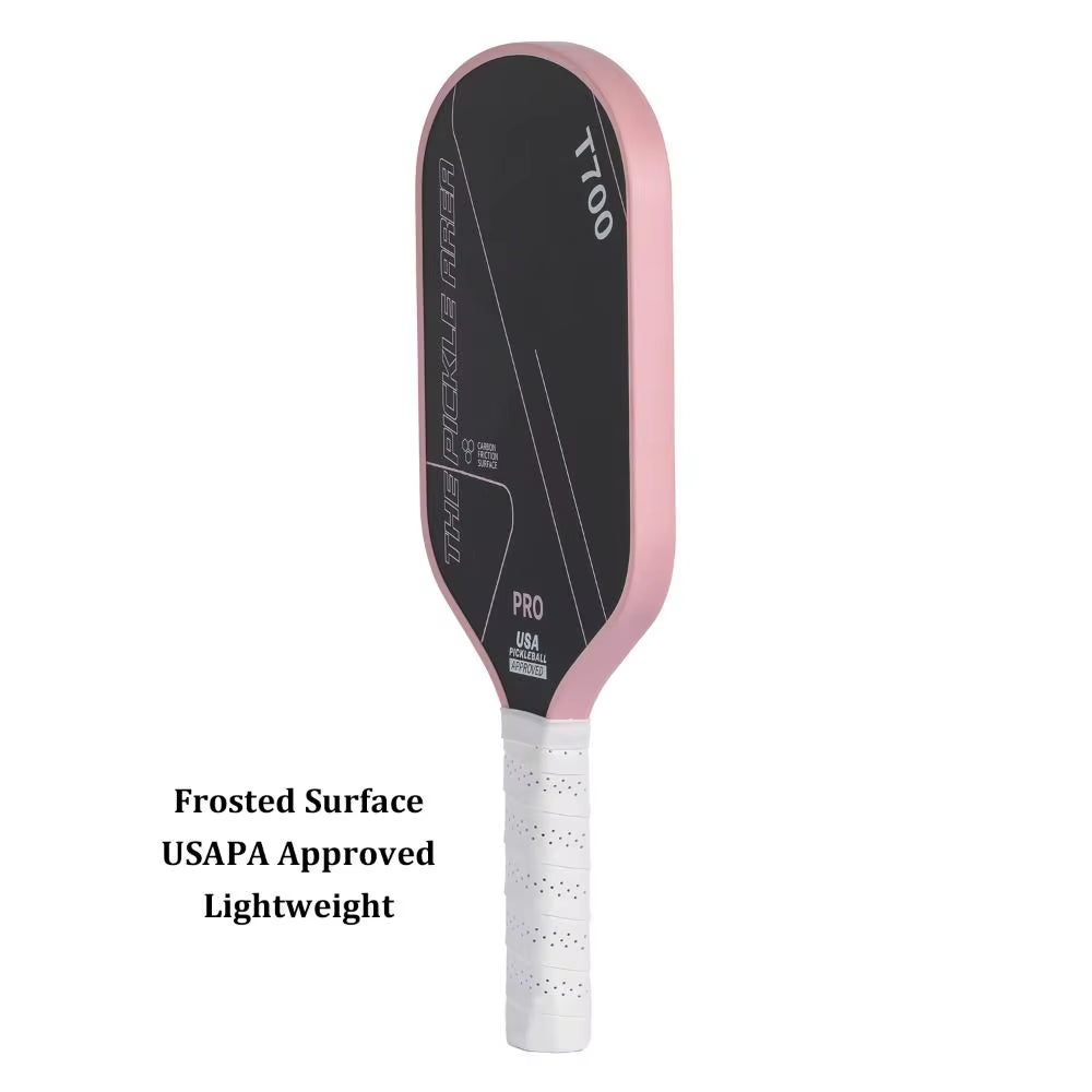 T700 Carbon Fiber Pickleball Paddle | USAPA Approved Lightweight Professional Paddle