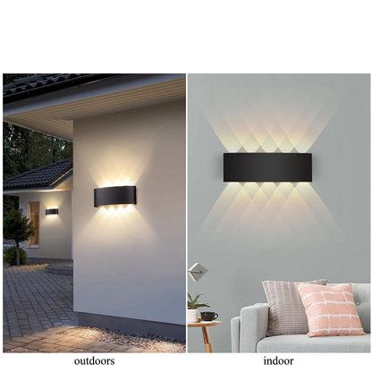 LED Wall Lamp 4/6/8/10 Outdoor Wall Lamps up and down towards Lighting for Indoor Room Decoration Garden Lighting Street Lights