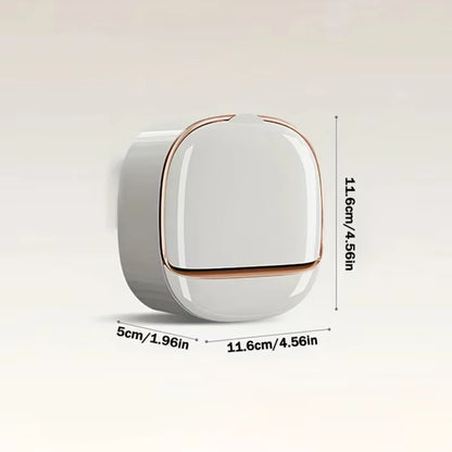 Bathroom Drain Soap Box Wall Mounted ABS Soap Box with Lid Waterproof Soap Dish Dishes Storage Box Travel Organizer Case Storage