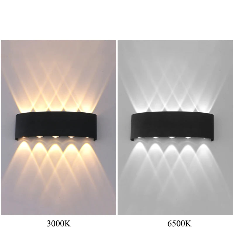LED Wall Lamp 4/6/8/10 Outdoor Wall Lamps up and down towards Lighting for Indoor Room Decoration Garden Lighting Street Lights