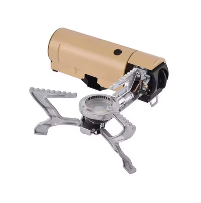 BRS Portable Outdoor Folding Cassette Stove Camping Butane High-Fire Integrated All-In-One Gas Stove Trekking Accessories