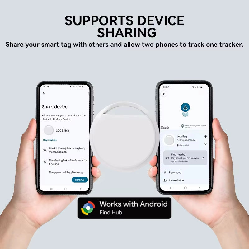 Navigation Tracker for Android Phones Work with Google Find Hub App Remote Locating Key Finder for Xiaomi Samsung Pixel GMS