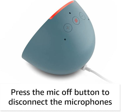 Echo Pop (Newest Model), Our Smallest Speaker with Alexa+ Early Access, Fits in Any Room, Charcoal