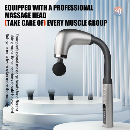 Electric Fascia Gun Massager Body Relaxation Trigger Point Massage Machine for Fitness Hammer Home Handheld Hammer