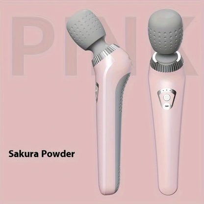 New Portable Handheld Massager USB Rechargeable Multifunctional Full Body Massage Gun Relax Neck Back Legs and Waist Masajeador