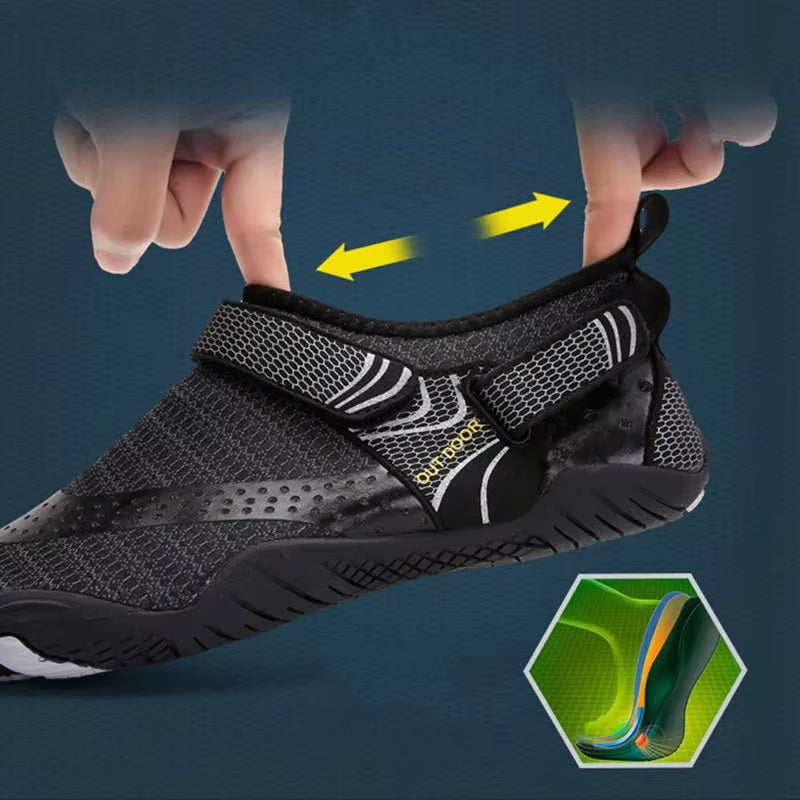 Unisex Aqua Shoes Quick Dry Beach Shoes Men Breathable Sneakers Barefoot Upstream Water Shoes Women Swimming Sport Shoe