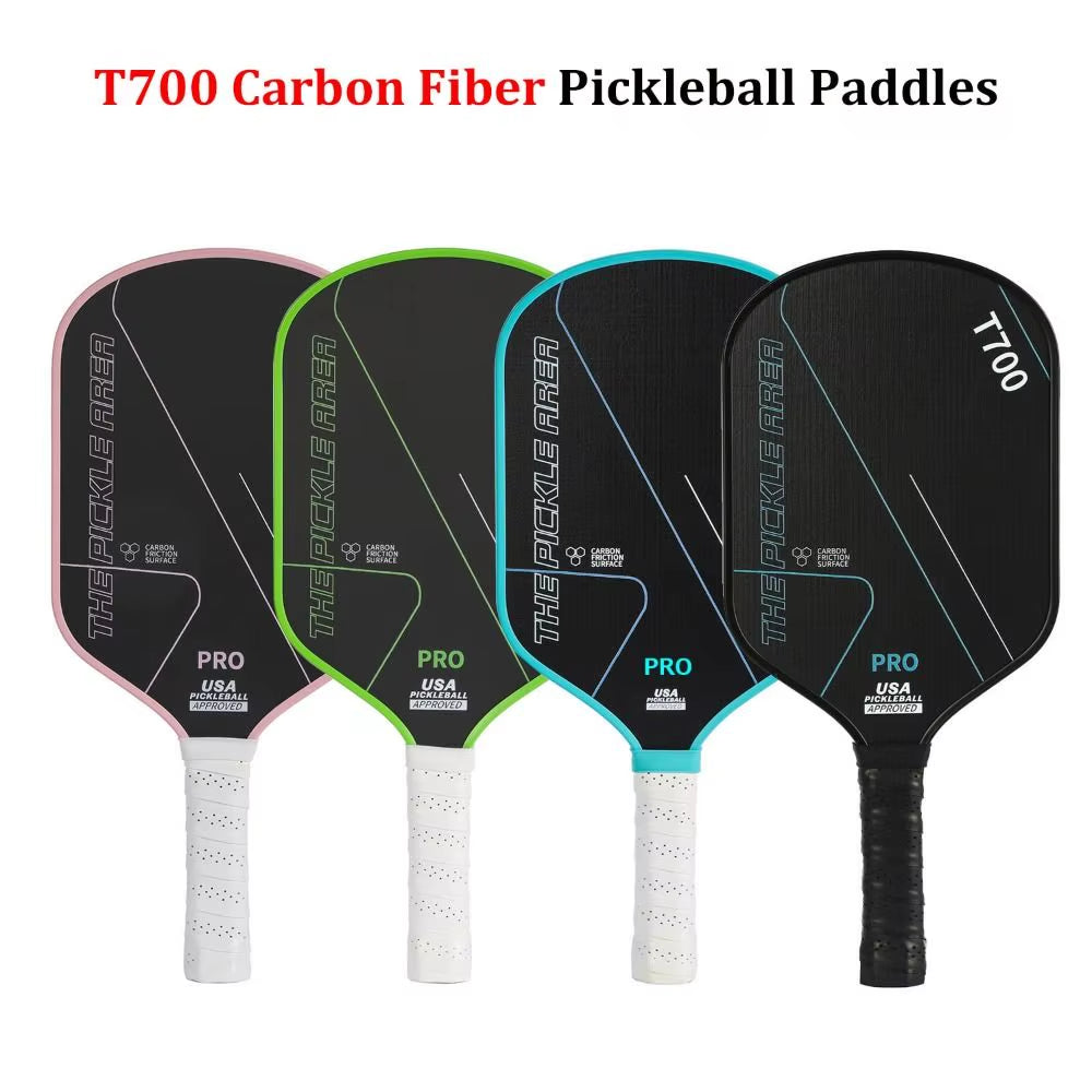 T700 Carbon Fiber Pickleball Paddle | USAPA Approved Lightweight Professional Paddle