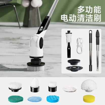 Electric Automatic Rotating Gap Cleaning Brush Retractable Rod Multi-Function Home Daily Cleaning Supplies Integrated