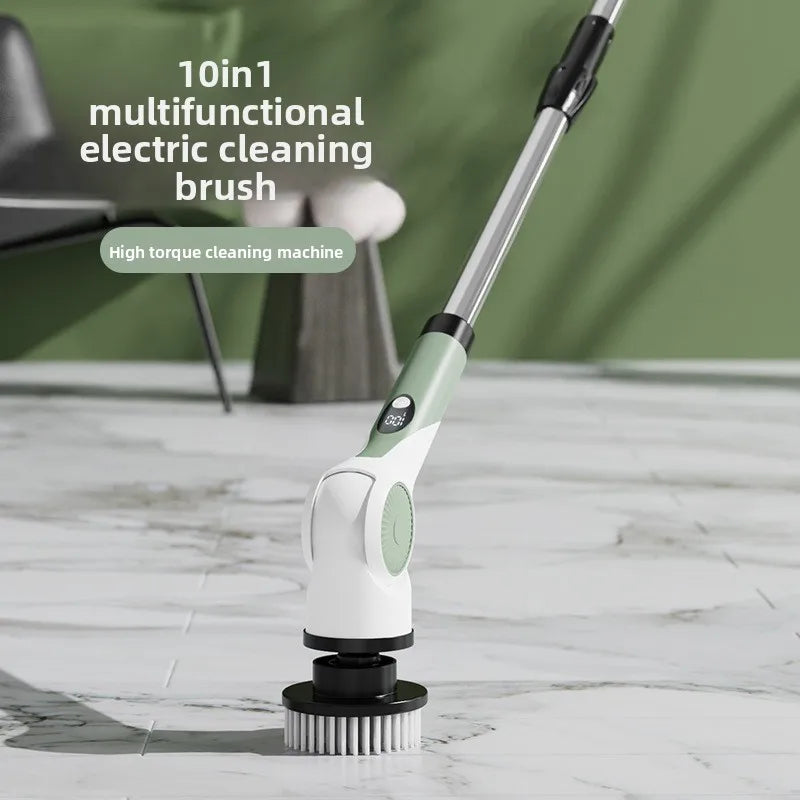 Electric Automatic Rotating Gap Cleaning Brush Retractable Rod Multi-Function Home Daily Cleaning Supplies Integrated