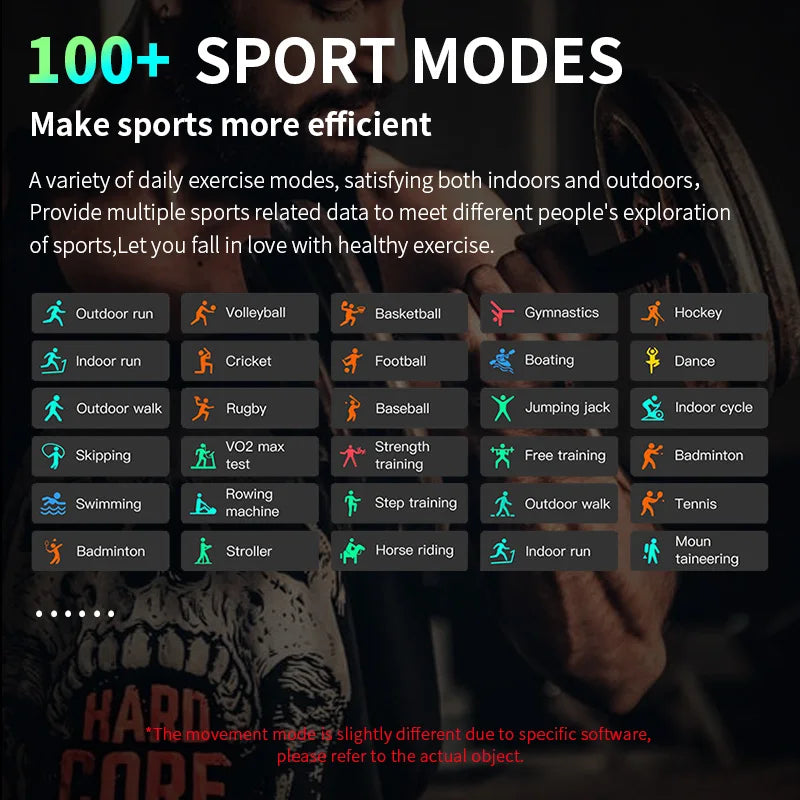 New Smart Watch 2025 Wireless Charging Smartwatch Bluetooth Calls Men Women Smartwatches Fitness Bracelet Custom Watch Face