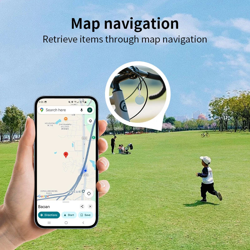 Navigation Tracker for Android Phones Work with Google Find Hub App Remote Locating Key Finder for Xiaomi Samsung Pixel GMS