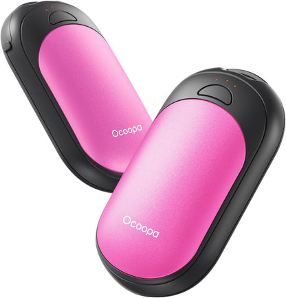 Magnetic Hand Warmers Rechargeable 2 Pack, Electric Handwarmers, Smart Heating UL Certified, 3-Settings,Portable Heater, Ultra Slim Pocket, Hunting Essentials, Gifts for Christmas Men, UT3 Lite