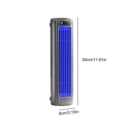 2026 New Upgrade Tower Air Cooling Fan with Remote Control 6Wind Speed Bladeless Table Fan Mist Cooling Fan Built-In Air Purifie