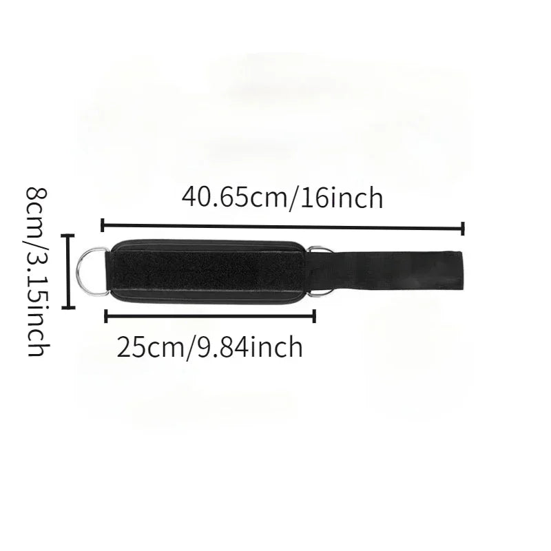 1Pc Ankle Straps for Cable Machines Padded Ankle Cuffs for Leg Exercise Workoutsfully Adjustable and Breathable Ankle