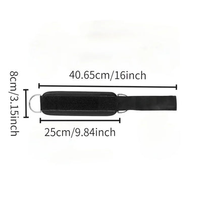 1Pc Ankle Straps for Cable Machines Padded Ankle Cuffs for Leg Exercise Workoutsfully Adjustable and Breathable Ankle
