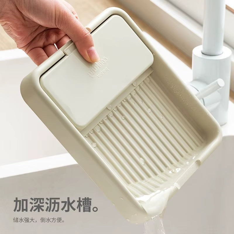 Foldable Pot Lid Rack Plastic Kitchen Spoon Holder Fork Spatula Rack for Kitchen Organizer Pan Cover Shelf Tableware Storage