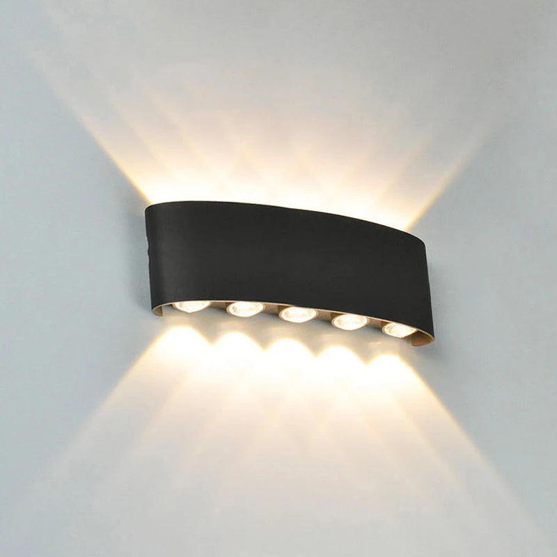 LED Wall Lamp 4/6/8/10 Outdoor Wall Lamps up and down towards Lighting for Indoor Room Decoration Garden Lighting Street Lights