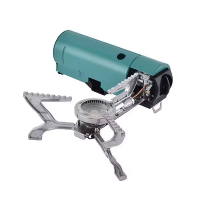 BRS Portable Outdoor Folding Cassette Stove Camping Butane High-Fire Integrated All-In-One Gas Stove Trekking Accessories