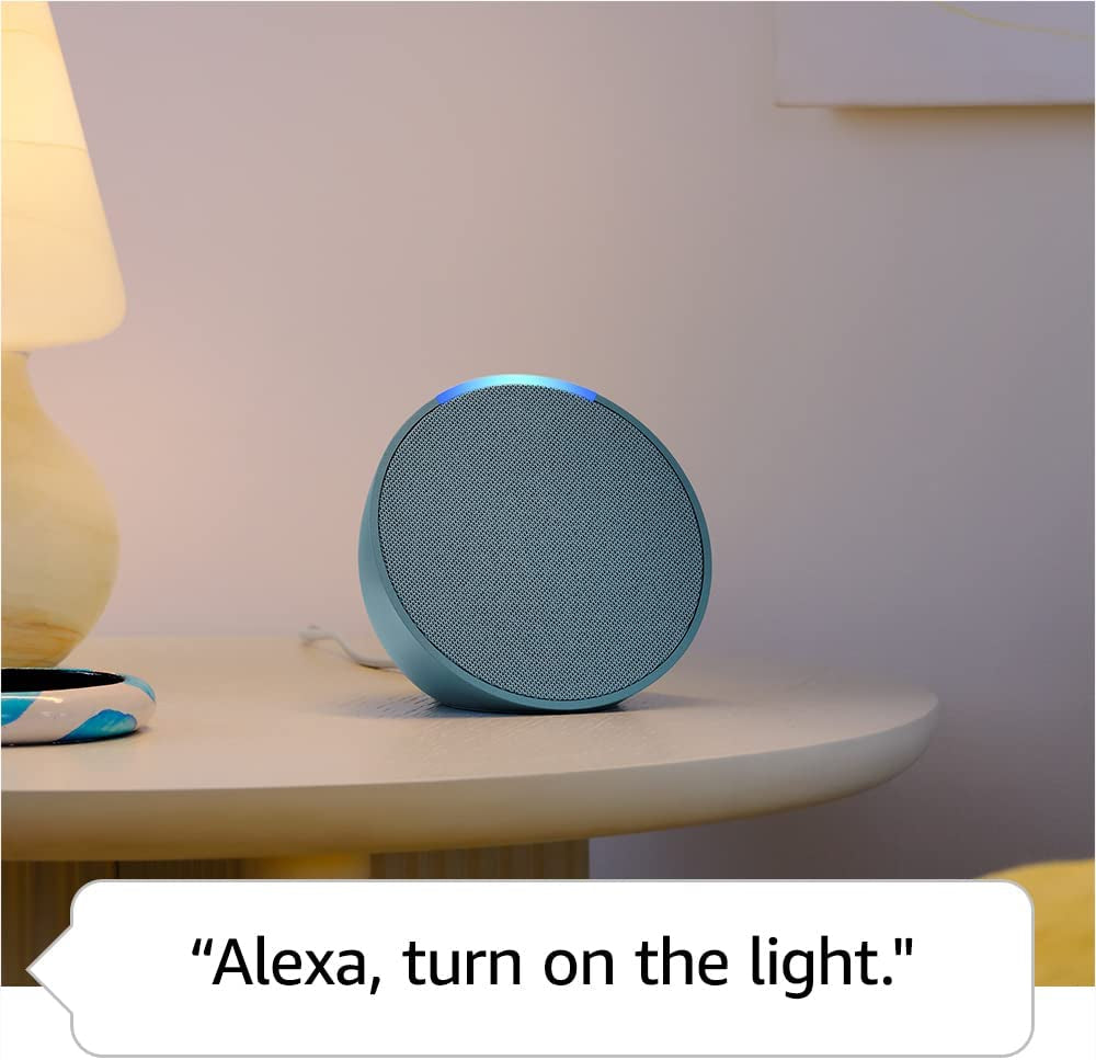 Echo Pop (Newest Model), Our Smallest Speaker with Alexa+ Early Access, Fits in Any Room, Charcoal