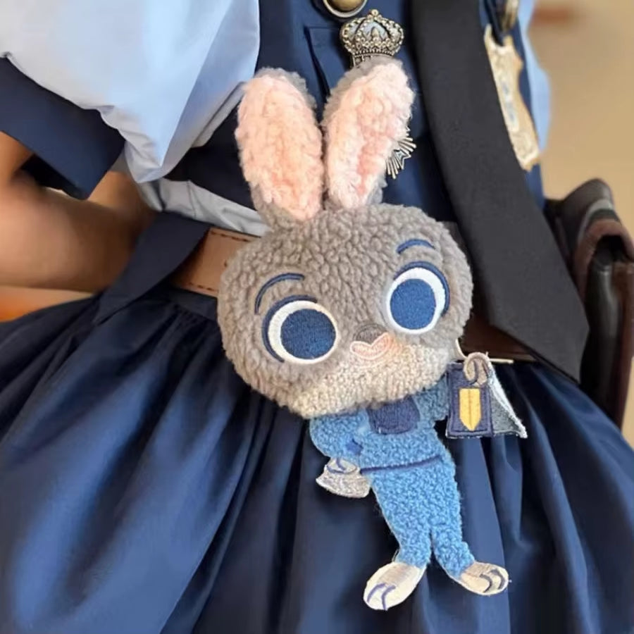 New Judy Hat Rabbit Bowler Hat Zootopia Police Officer Judy Hat Children'S Adult Cosplay Headband Headwear Hat Cute Gift Hot