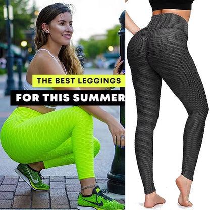 Push up Leggings Women'S Fashion Sport Fitness High Waist Leggins Sexy Butt Lifting Scrunch Workout Gym Tights Pants