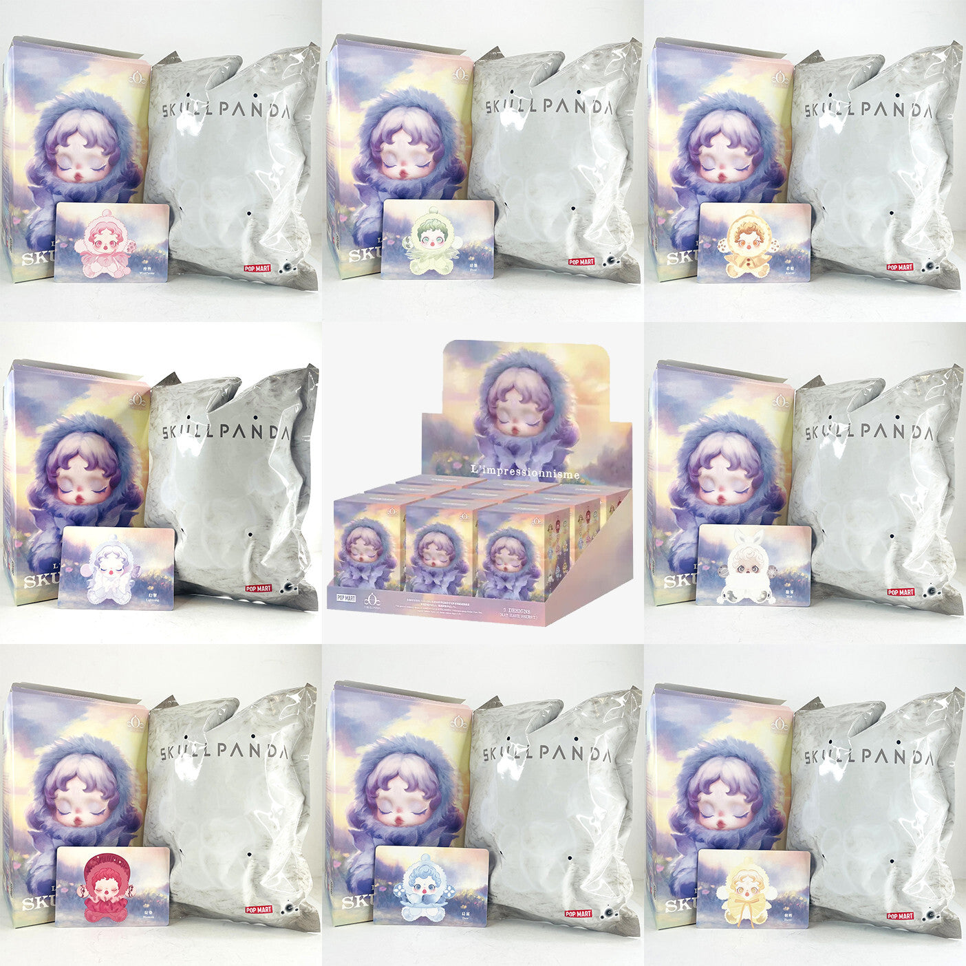 100% Authentic POP MART Skullpanda L'Impressionni